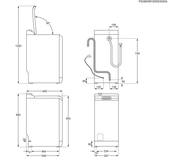 Electrolux PRALKA EWT1262IFW### - 1387172 - zdjęcie 4